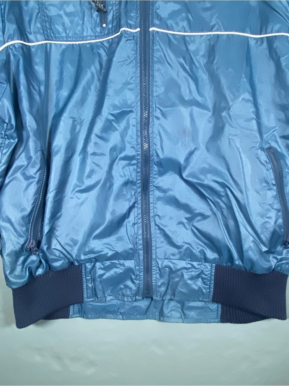 Vintage Style Auto Valvoline Racing Jacket Mens XL Blue Endurance Winner - Picture 10 of 13